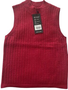 Burgandy Sleeveless Set